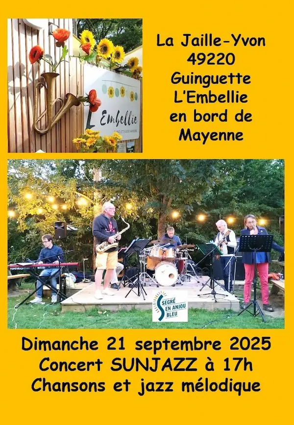 Affiche du concert du 21 septembre à L'Embellie
